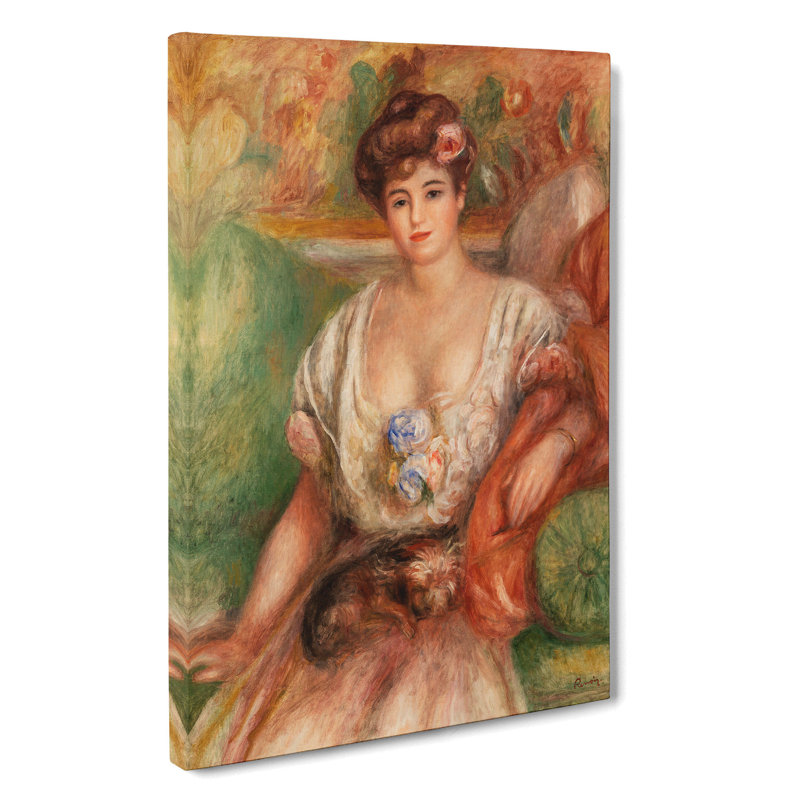 Portrait Of Misia Sert by Pierre-Auguste Renoir - Wrapped Canvas Painting, 60cm H x 40cm W x 3cm D
