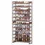 Range-chaussures empilable 48 à 60 paires avec tablettes réglables plates ou en angle Abbi-1073115557