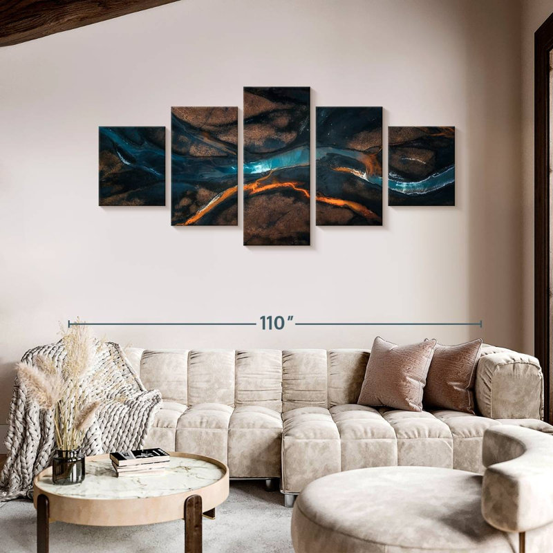 Converging Streams, 42" H x 92" W