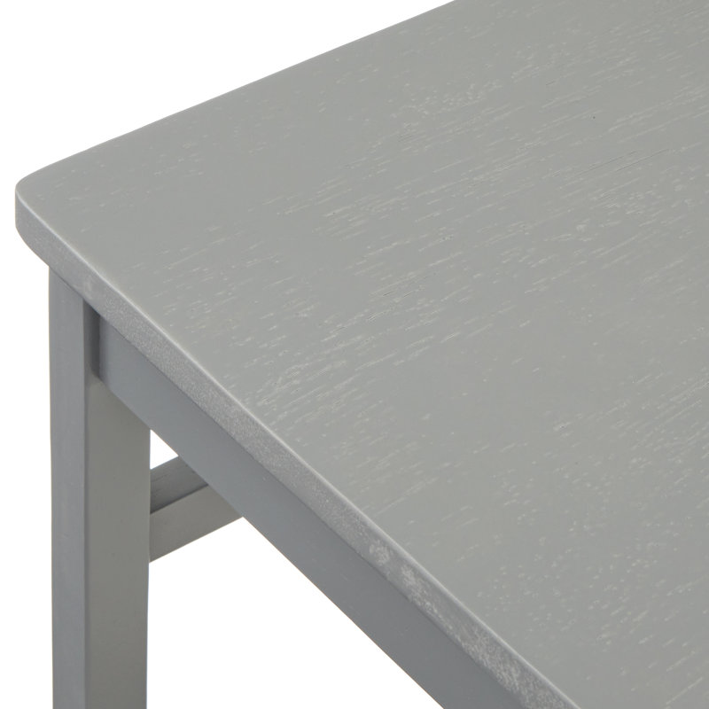 Littell 18'' H Solid Wood Side Chair, Gray