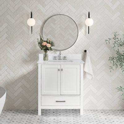 Modern Bathroom Vanity With Sink & Storage