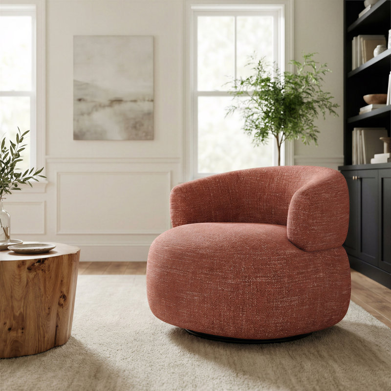 Chaise pivotante Rosabel Venezia - brun
