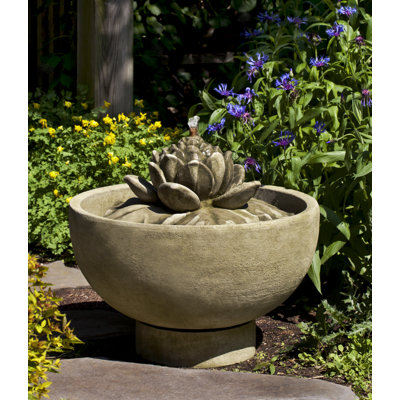 Fontaine en béton de lotus Smithsonian