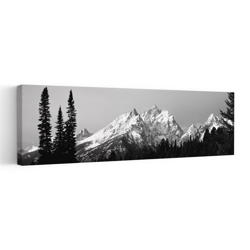 Cathedral Group Grand Teton National Park WY by Leo L. Larson - Wrapped Canvas Panoramic Print, 50.8 cm H x 152.4 cm W