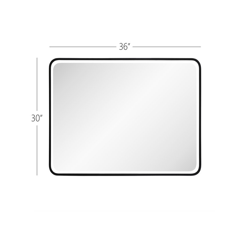 Miroir de salle de bain Arloine, 30 po x 36 po