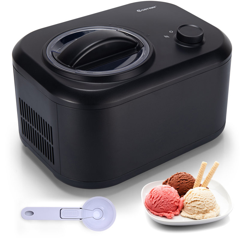 1L Ice Cream Maker, Black