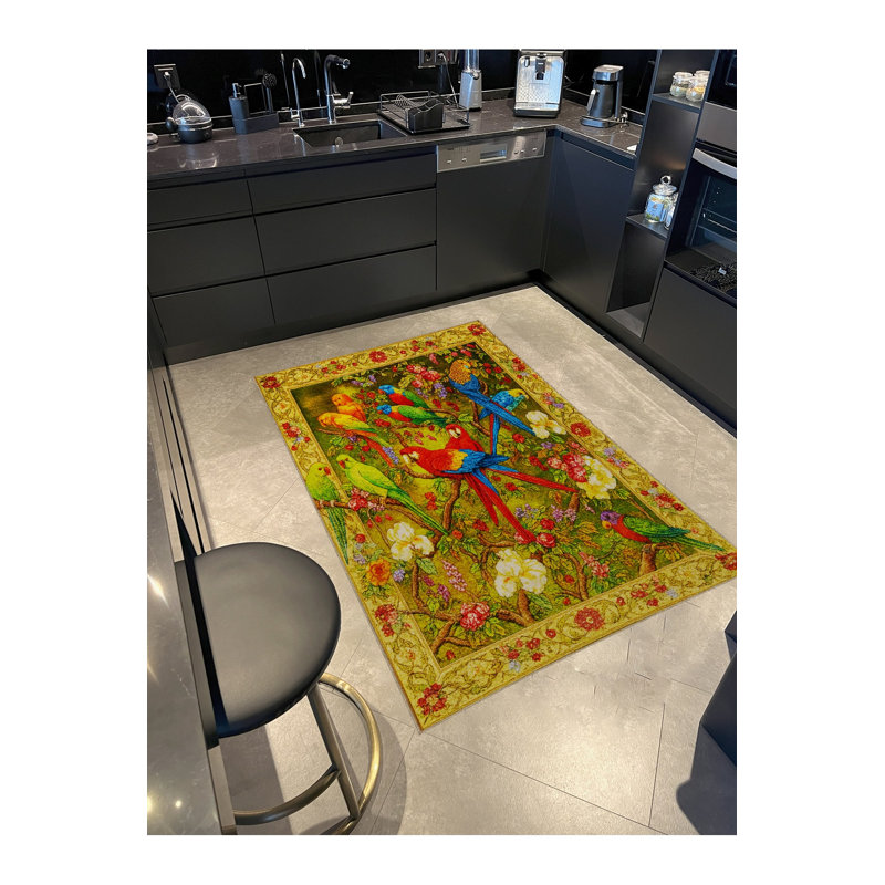Tapis beige tissé traditionnel Mosso, 2'6" x 9'10"