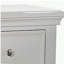 Table de chevet blanche avec tablette inférieure