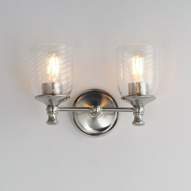 Meuble-lavabo tourbillonnant, Nickel satiné