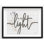 «Be The Light» par Susie Boyer, décoration murale de style rustique pour entrée de campagne, art mural de rénovation de chambre à coucher, petite affiche de chalet de forêt