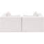 Causeuse modulaire en tissu Eilene Chenille-112472595-113470842