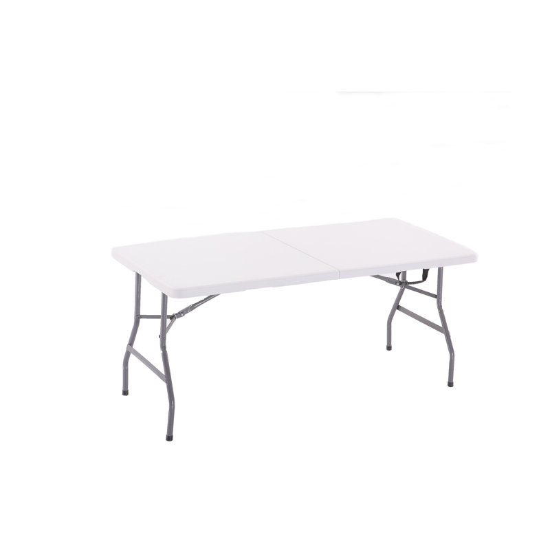 Table pliante portative en plastique, H 29 po x l 60 po x P 30 po