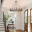 12-Light Wagon Wheel Candle Style Chandelier-101829166