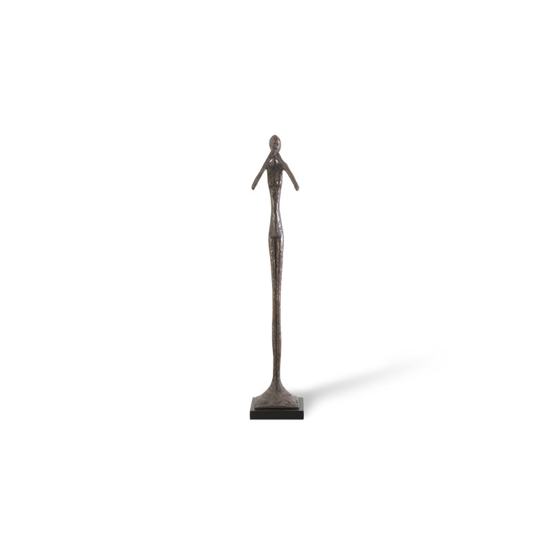 Speak No Evil Skinny Statue, Bronze