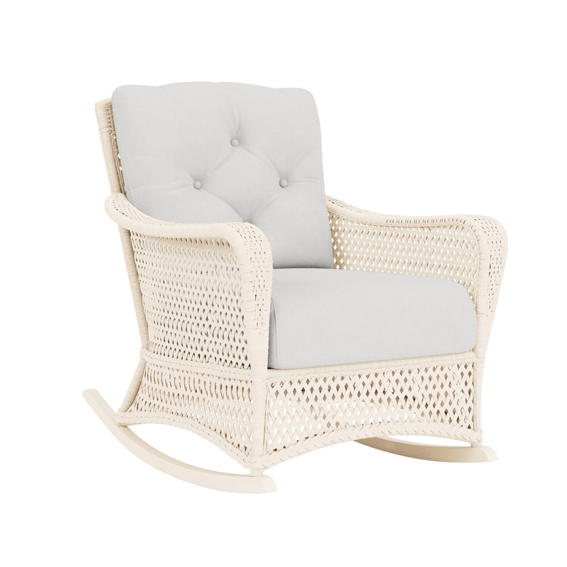 Grand Traverse Outdoor Rocker Chair, Caramel, Canvas Natural Sunbrella® Canvas
