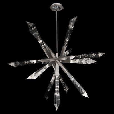Solitude Aluminum Dimmable LED Sputnik Sphere Chandelier