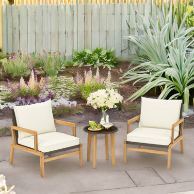 2 - Person Metal Patio Dining Set
