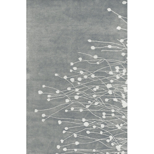 Wool Floral Indoor Rug, 9' x 13'