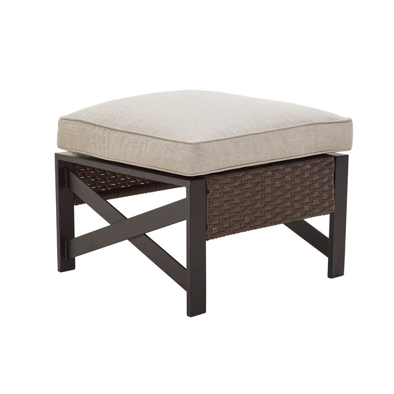 Ajai Metal Outdoor Ottoman