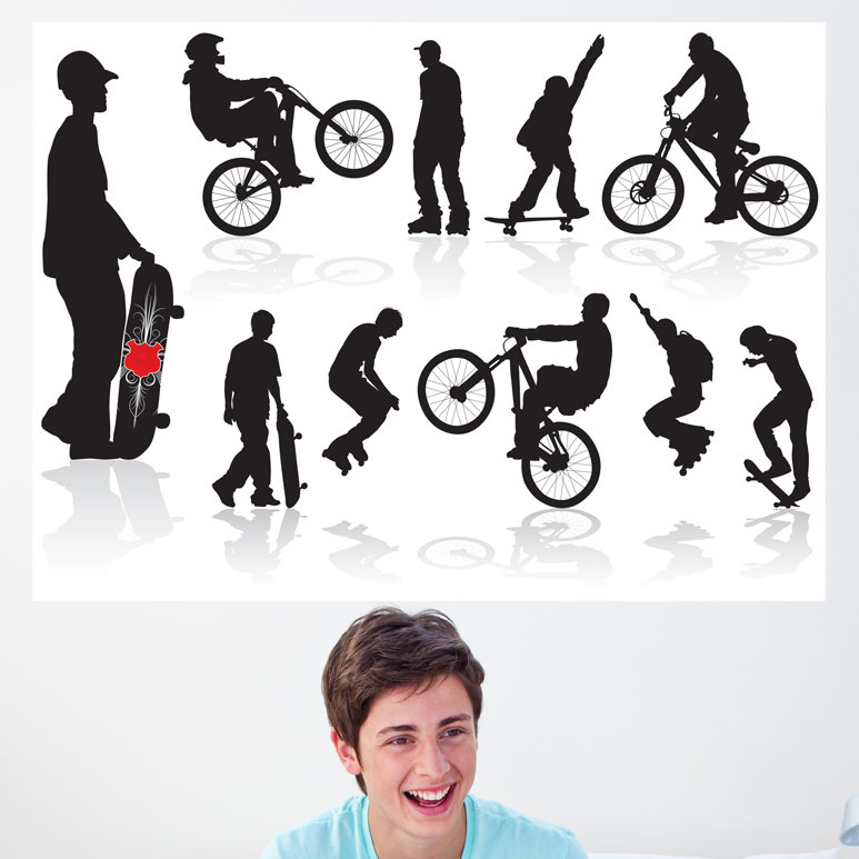 Non-Wall Damaging Wall Decal, 43.5" H x 60" W