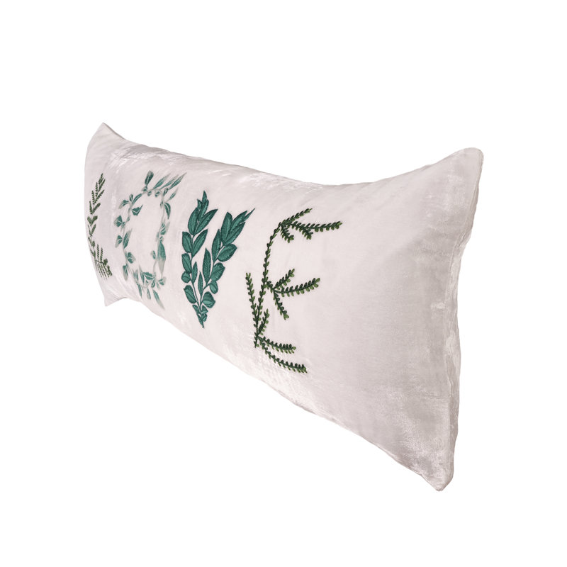 Velvet Lumbar Pillow Cover & Insert