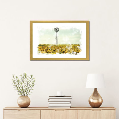 " Windmill Sunflowers " by Kimberly Allen