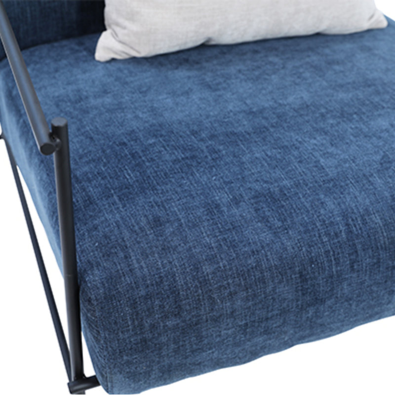Chaise rembourrée en lin Wynda