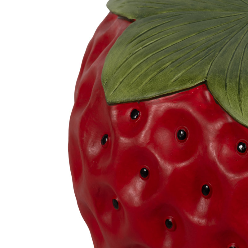 Tabouret de jardin en résine Strawberry