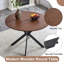 Extendable Round Dining Table Set For 4-6, Modern Wood Kitchen Table And Chairs Set, Dining Room Table Set For Small Space Apartment-1339990474-1339990477