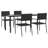 Gabar Rectangular 4- Piece 3- Person 215.9cm L Bistro Set-1343740510