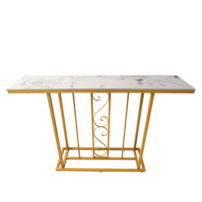 Stringtown 30cm Stone Top Console Table