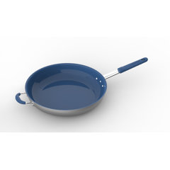 NutriChef 12'' Large Fry Pan - Non-Stick High-Qualified Kitchen Cookware,  (Works with Models: NCCW14SBLU & NCCW20SBLU)