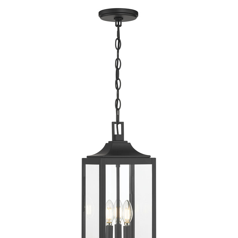 Halston 7.25" Wide 3-Light Outdoor Hanging Lantern