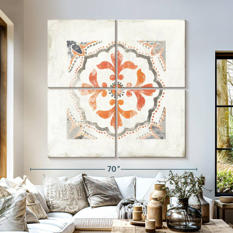 Corail marocain Kerner II, H 57 po x l 57 po