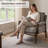 Brayven Wood Upholstered Armchair-518353743