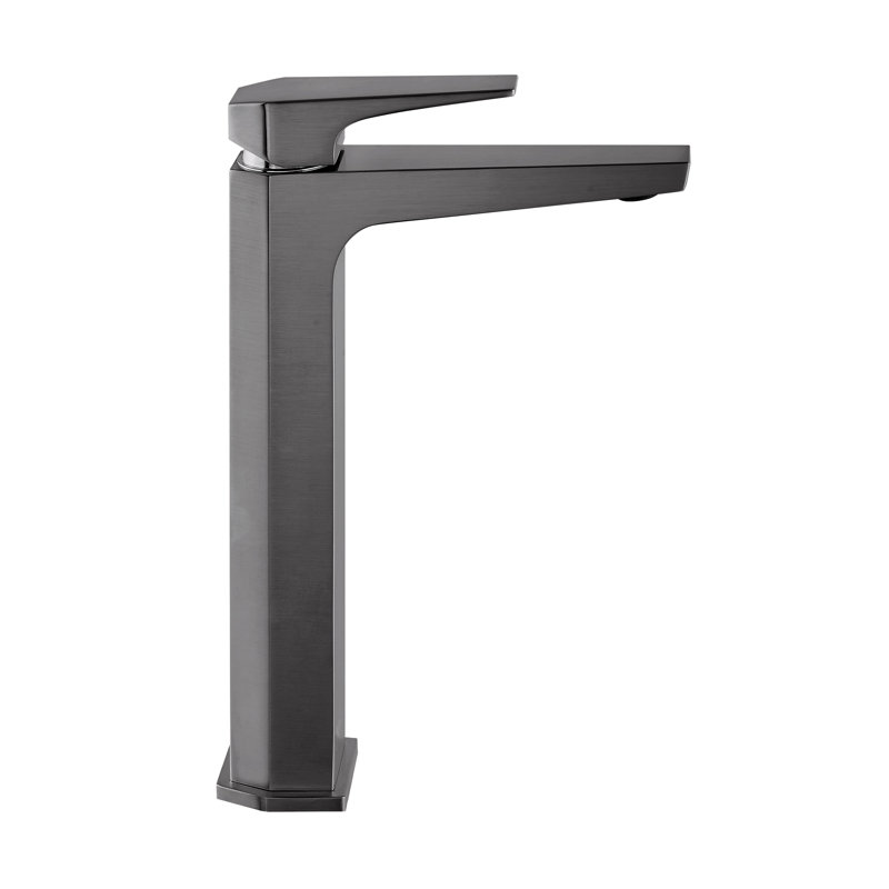 Voltaire Single Hole, Single-Handle, High Arc Bathroom Faucet, Gunmetal Gray