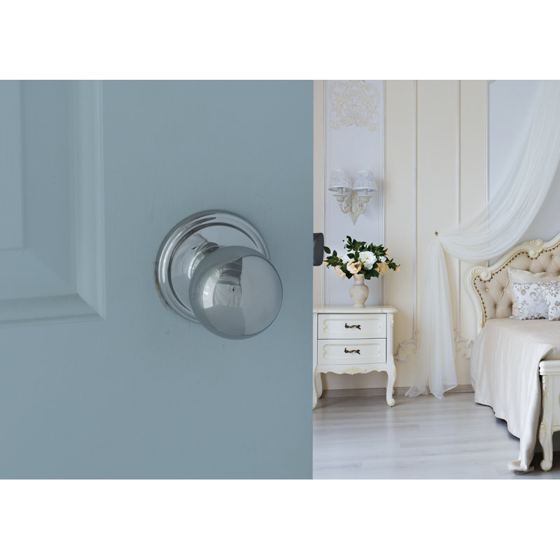 Ball 2.8'' Diameter Passage (Hall & Closet), Polished Stainless Chrome