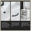 Meuble-lavabo moderne avec lavabo 36 po, armoire en bois massif gris-bleu avec tiroirs rabattables et porte à fermeture en douceur, capacité de 200 lb, meuble-lavabo autoportant-81163150-81163149
