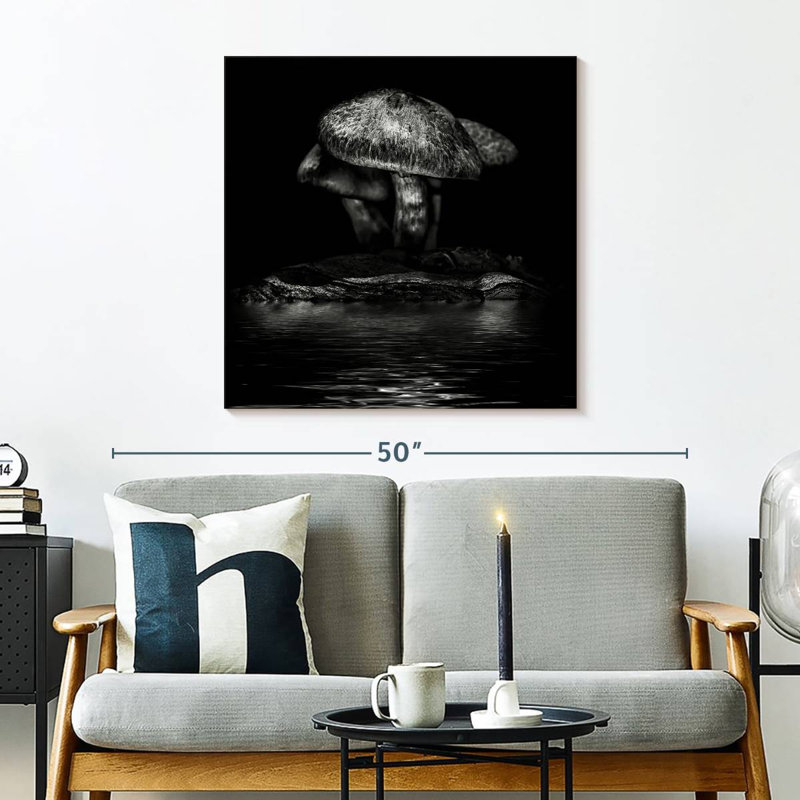 Champignons Yarlin, H 30 po x l 30 po