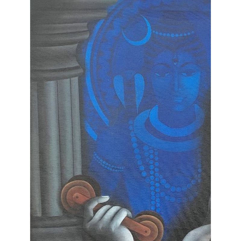 Sankat Mochan | Peinture acrylique sur toile | Mahadev Swarnakar