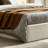 Caron Upholstered Wingback Bed / 52.3" High Headboard / Simplicity / Minimalist / Without Wooden Slats / Box Spring Request / Easy Assembly / King / Textured Ivory Canvas Chenille-763714779