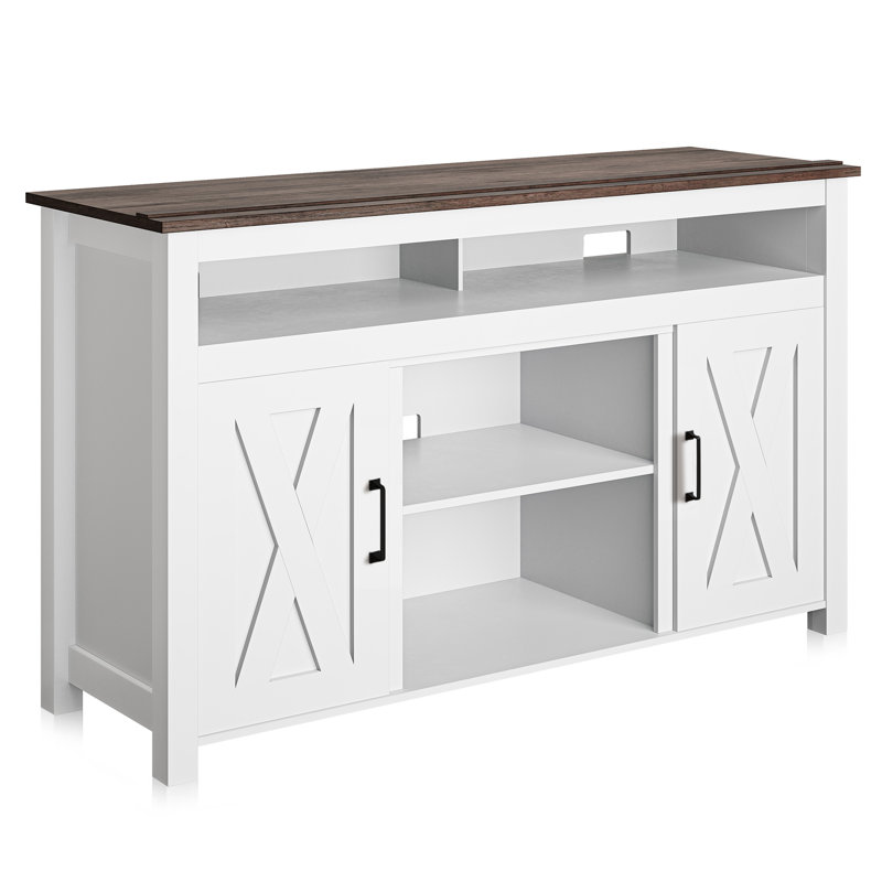 Meuble télé Bolton l 47,65 po, Blanc