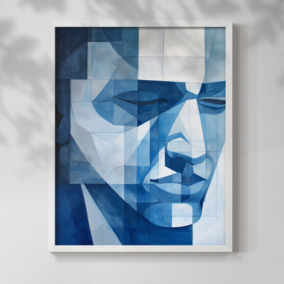 Série ABSTRACT Lxxxx - reproduction encadrée de qualité supérieure - prête à être accrochée - aucun clou requis