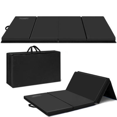 Tapis d'exercice de gymnastique pliable 3 pi x 6 pi x 2 pi