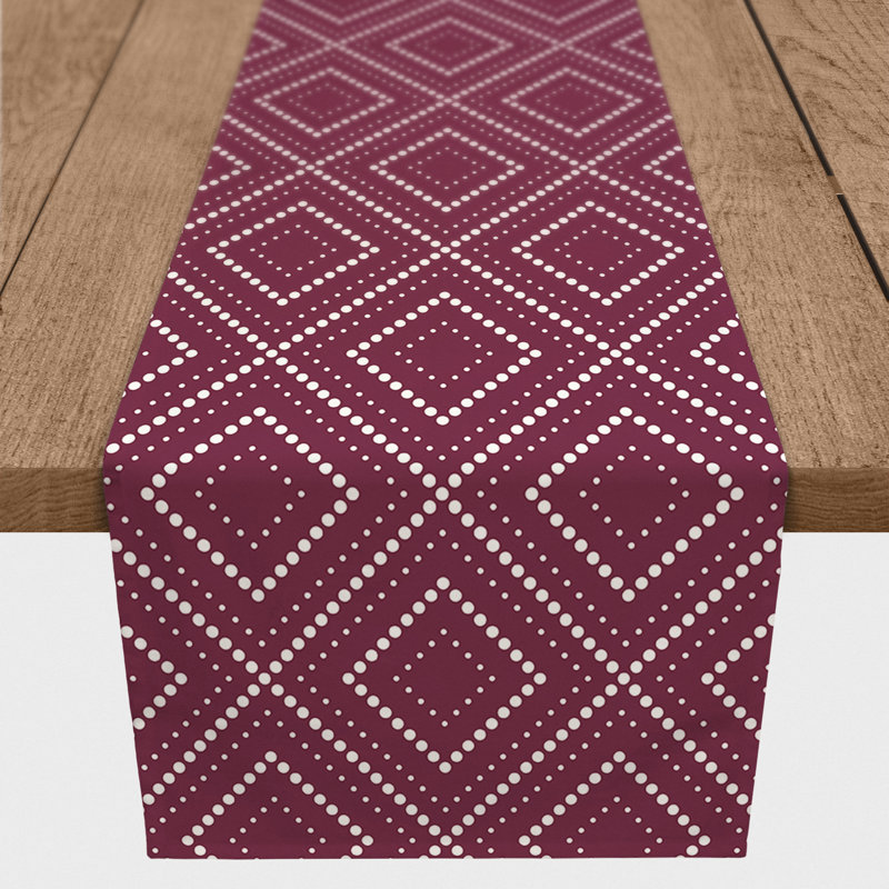 Chemin de table Auric, Mauve, 90 po x 16 po