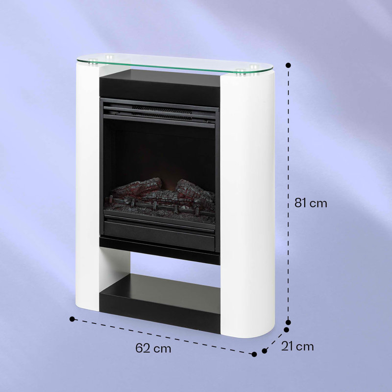 Electric Fire, White