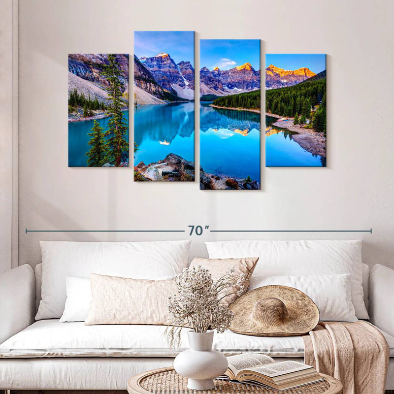 Alvord Amazing Moraine Lake, H 32 po x l 52 po