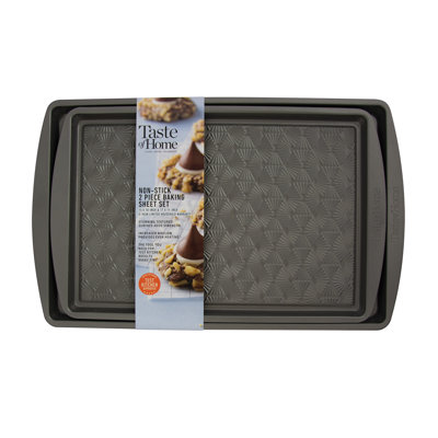 Taste of Home 2-Piece Non-Stick Metal Baking Sheet Set