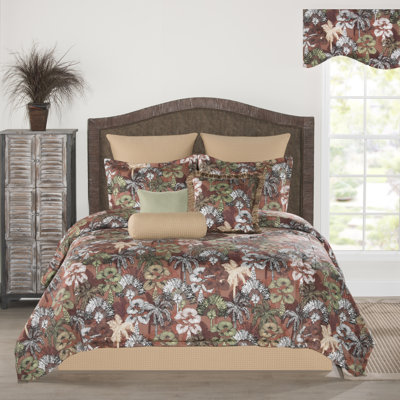 Cotton Box Stitch Floral Comforter