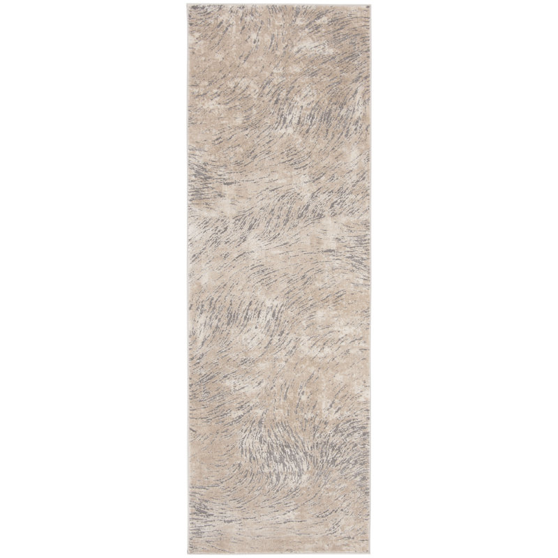 Wendi Performance Abstract Rug, Runner 2'7" x 8'